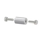 Cilinder aluminij za tokovne transformatorje CC - Ø8,5mm